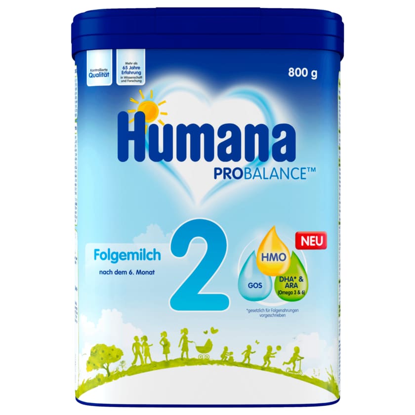 Humana Folgemilch 2 800g